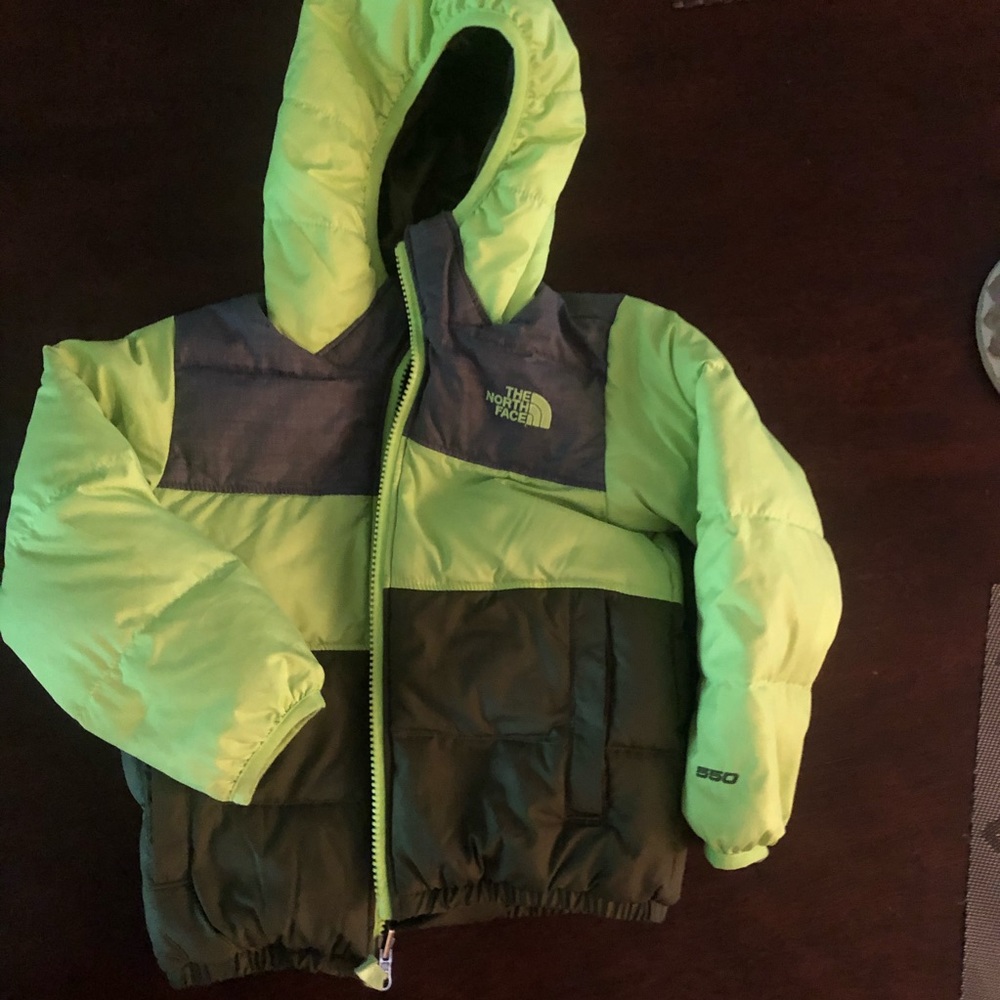 North face reversible coat